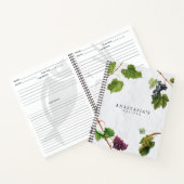 Druiventuin Grieks eiland Recipe Cookbook Notitieboek (Binnen)