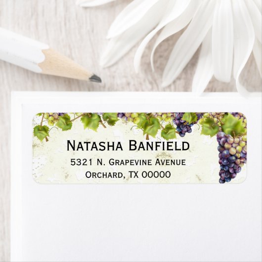 Druiventuin Middellandse Zee Etiket (Insitu)