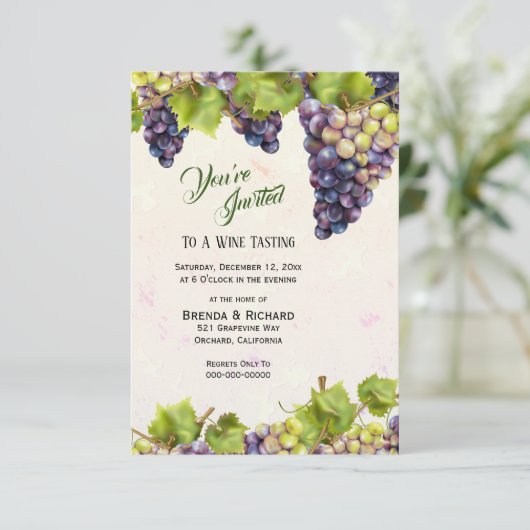 Druiventuin Middellandse Zee Kaart (Staand voorkant)