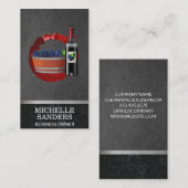 Druivenvat Wijnfles Wijnvlek Visitekaartje (Voorkant / Achterkant)