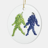 Druivenvrienden Keramisch Ornament (Links)