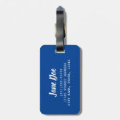 Druivenwijn en wijndruivenwijnbouwdepot bagagelabel (Achterkant verticaal)