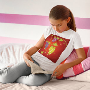 Druivenwijn met bundels druiven t-shirt