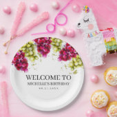 Druivenwijn Papieren Bordje (Feest)