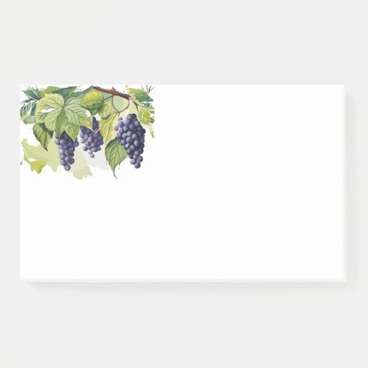 Druivenwijn Post-it® Notes (Voorkant)