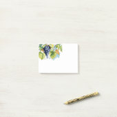Druivenwijn Post-it® Notes (Op bureau)