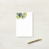 Druivenwijn Post-it® Notes (Op bureau)