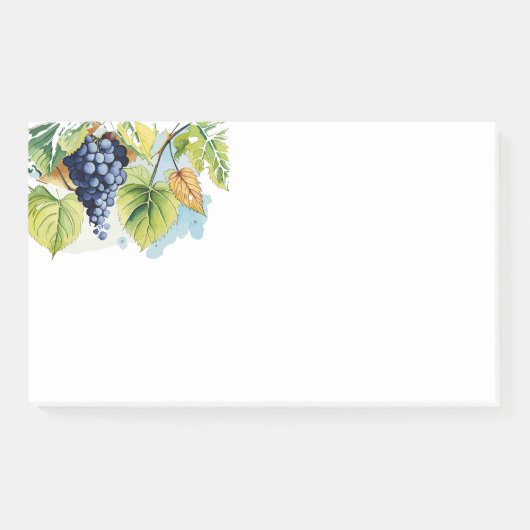 Druivenwijn Post-it® Notes (Voorkant)