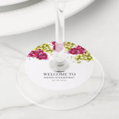 Druivenwijn Wijnglaslabel (Dichtbij)