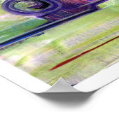 Druk 20x16in Origineel het Schilderen Abstract Mod Poster (Hoek)