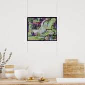 Druk 20x16in Origineel het Schilderen Abstract Mod Poster (Keuken)