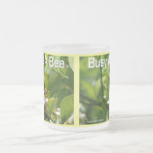 Druk als een bij - Frosted Mok (Center)