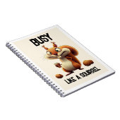 'Druk als een Eekhoorn' Notitieboekje Notitieboek (Rechterzijde)