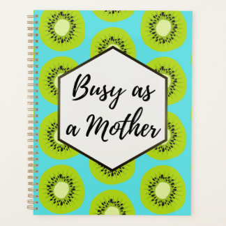 Druk als een kleurrijke moeder planner