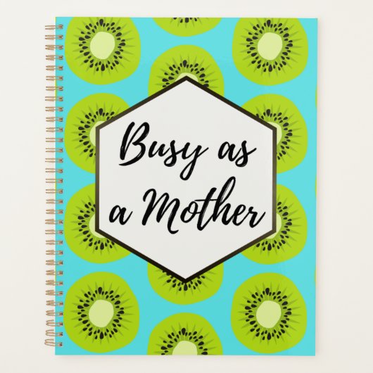 Druk als een kleurrijke moeder planner (Voorkant)