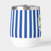 Druk als een Moeder Blauw Gestreepte (Voorkant)