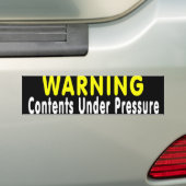 Druk Bumpersticker (Op auto)