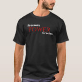 Druk Creëer Power – Motivatie Red Power T- T-shirt (Voorkant)