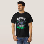Druk creëert diamanten t-shirt (Voorkant volledig)
