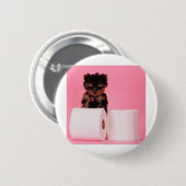 Druk de Charmin niet in Ronde Button 5,7 Cm (Voorkant /achterkant)