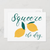 Druk de dag in briefkaart (Voorkant / Achterkant)