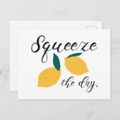 Druk de dag in briefkaart (Voorkant / Achterkant)