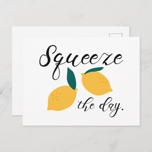 Druk de dag in briefkaart (Voorkant / Achterkant)