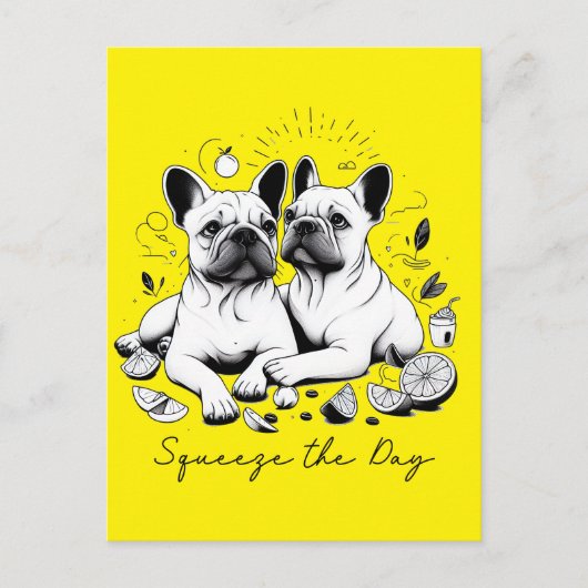 Druk de dag in briefkaart (Voorkant)