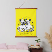 Druk de dag in hangend wandkleed (Slaapkamer)