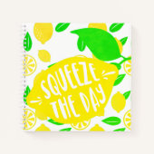 Druk de dag in notitieboek (Voorkant)