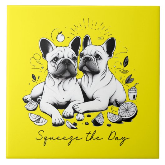 Druk de dag in tegeltje (Voorkant)