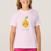 Druk de Dag Punny Lemon T-Shirt in (Voorkant)