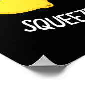 Druk de dag schattig op de vuurpijl donkerder op B Poster (Hoek)