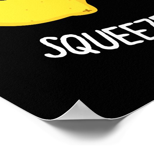 Druk de dag schattig op de vuurpijl donkerder op B Poster (Hoek)