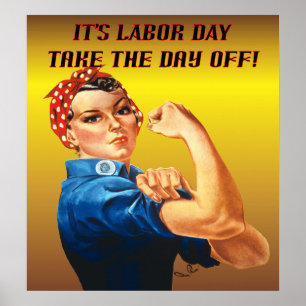 Druk de dag uit af poster