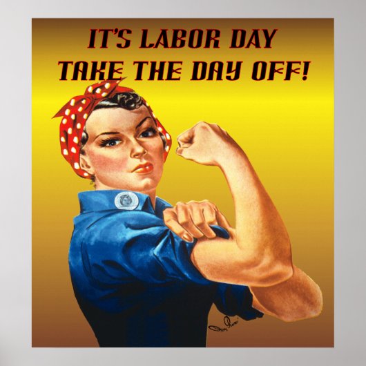 Druk de dag uit af poster (Voorkant)