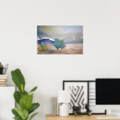 Druk 'Early Morning 01' af - van Miki Poster (Thuiskantoor)