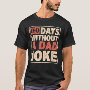 Druk een grappige prijsopgave van 00 dagen af zond t-shirt
