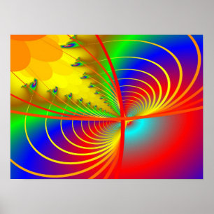 Druk: Fractal Grafische II Poster