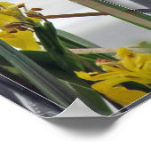 DRUK - Gele Wildflowers Poster (Hoek)