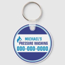 Druk het wassen ronde Sleutelhanger