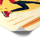 Druk is mijn cardio - grappige drukte poster (Hoek)