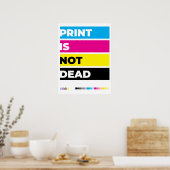 "Druk is niet dood" Poster (Keuken)