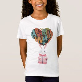 Druk je liefde uit met 'hartige knuffels' ontwerp t-shirt