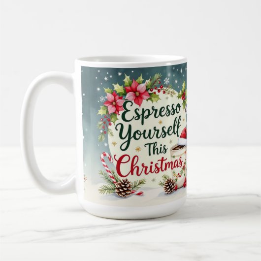 Druk jezelf deze kerst uit koffiemok (Links)