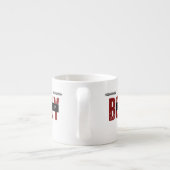 Druk jezelf moedig uit White Specialty Mok (Achterkant)