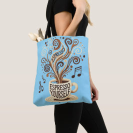 Druk Jezelf Uit – Gebrouwen Creatviteitsttas Tote Bag