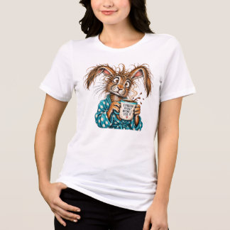 Druk jezelf uit in espresso Tri-Blend shirt