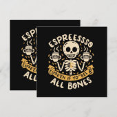 Druk jezelf uit in espresso, zelfs als je vel over (Voorkant / Achterkant)