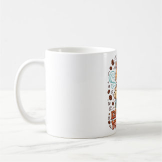 Druk Jezelf Uit Kattenbarista Koffie Kunst Koffiemok